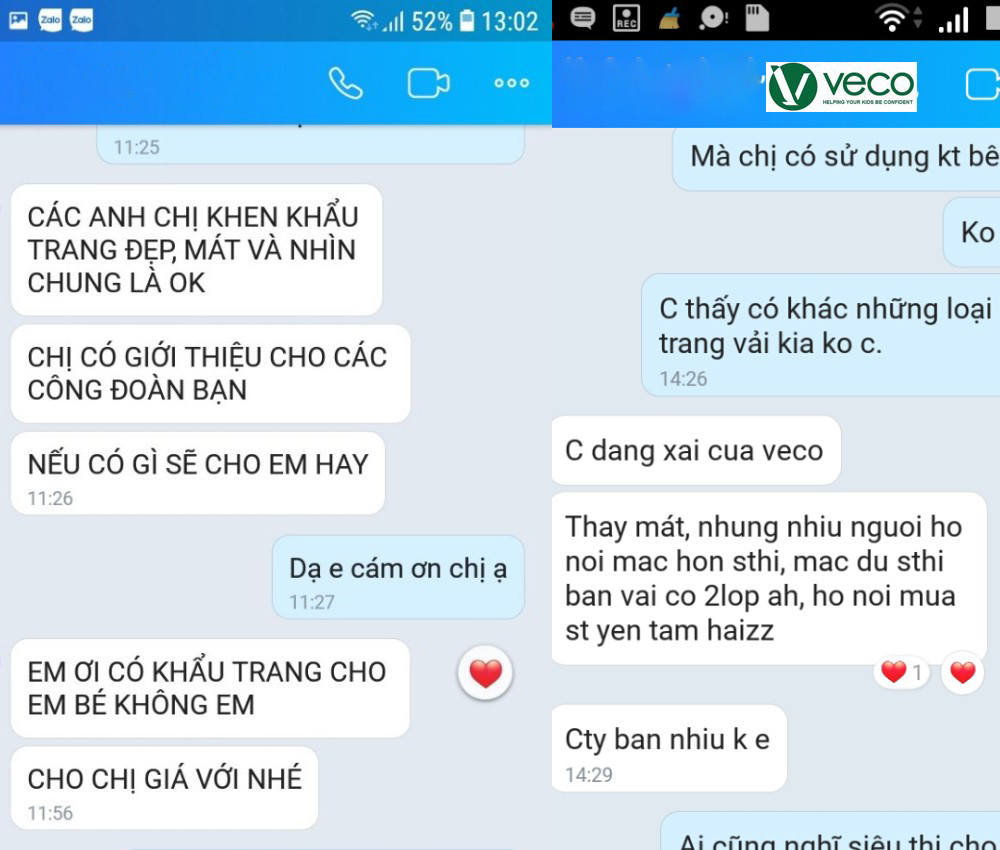Khẩu trang vải kháng khuẩn giá si VECO